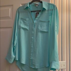 Express NWT button up shirt